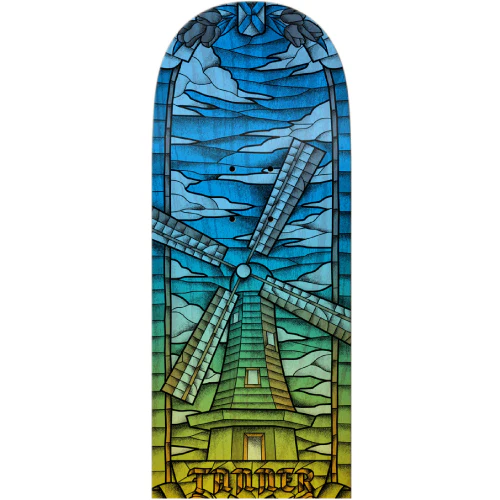Real Tanner Van Vark Chromatic Cathedral Skateboard Deck 8.5" - Image 2