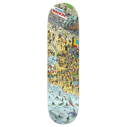 Real Where's Mason Skateboard Deck 8.5"