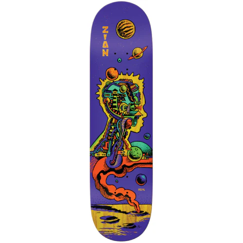 Real Zion Artificial True Fit Skateboard Deck 8.38"
