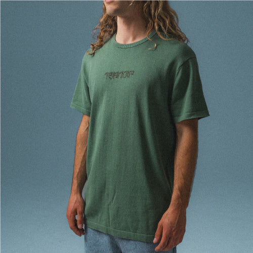 Rip N Dip Crouching Nerm Knit Tee - Forest - Image 3