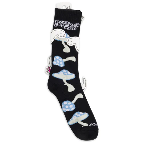 Rip N Dip Euphoria Crew Socks - Black - Image 3