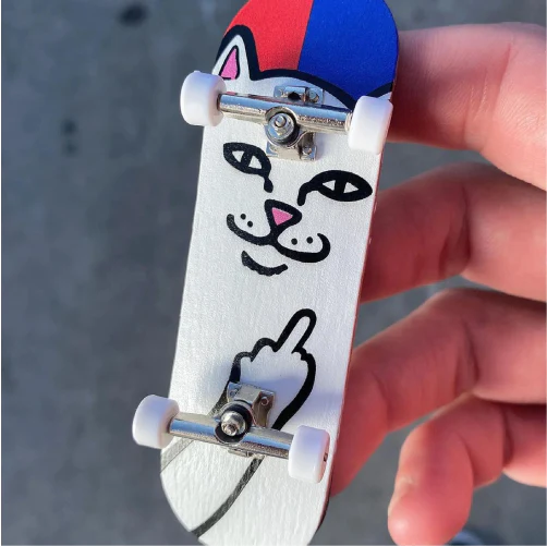 Rip N Dip Lord Nermal Mini Fingerboard Skateboard - Image 2