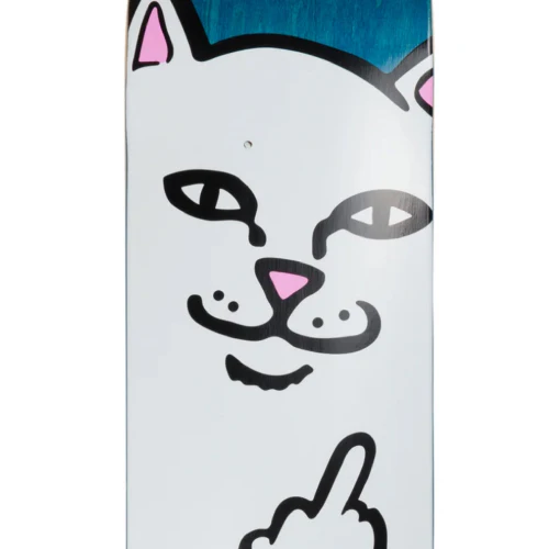 Rip N Dip Lord Nermal Skateboard Deck Blue 8.0" - Image 2