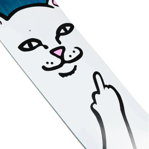 Rip N Dip Lord Nermal Skateboard Deck Blue 8.25" - Image 3