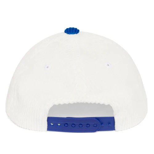 Rip N Dip Los RipNDip Corduroy Snapback Hat - White/Blue - Image 4