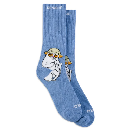 Rip N Dip Nermal S Thompson Crew Socks - Slate
