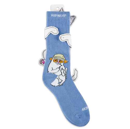 Rip N Dip Nermal S Thompson Crew Socks - Slate - Image 3