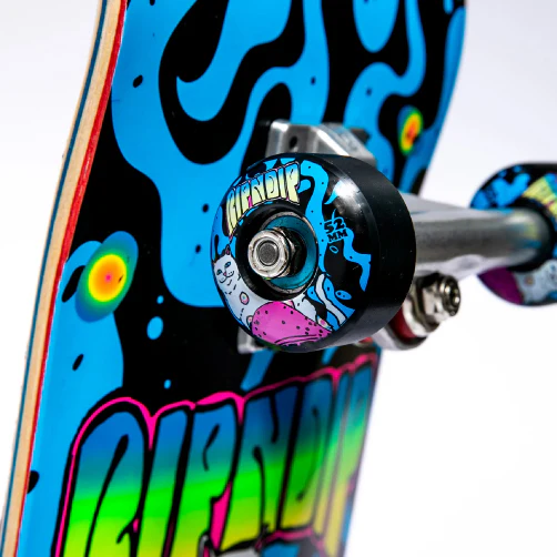 Rip N Dip Psychedelic Complete Skateboard Blue 8.25" - Image 4