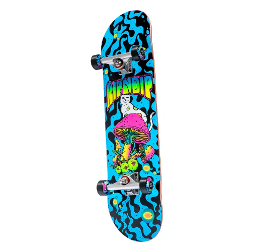 Rip N Dip Psychedelic Complete Skateboard Blue 8.25" - Image 6