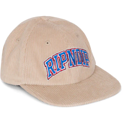 Rip N Dip Summer Friends Corduroy Snapback Hat - Tan - Image 2