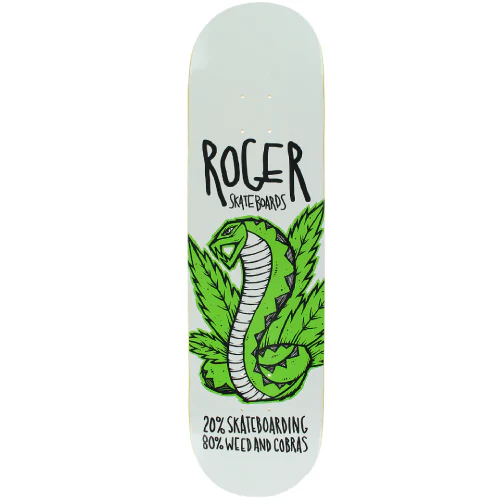Roger Weed & Cobras Skateboard Deck 8.25"