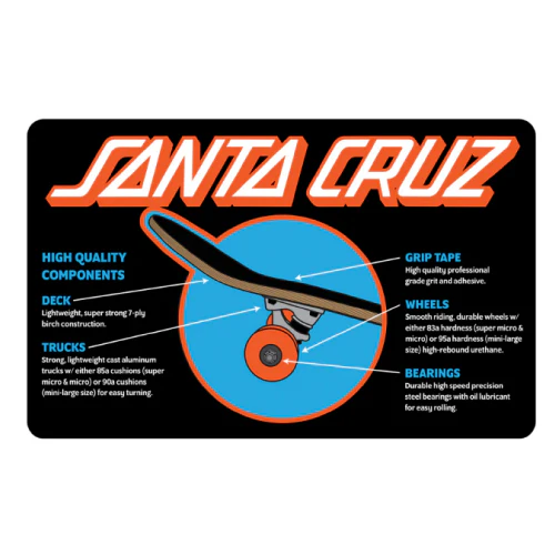 Santa Cruz Classic Dot Complete Skateboard 7.25" - Image 4