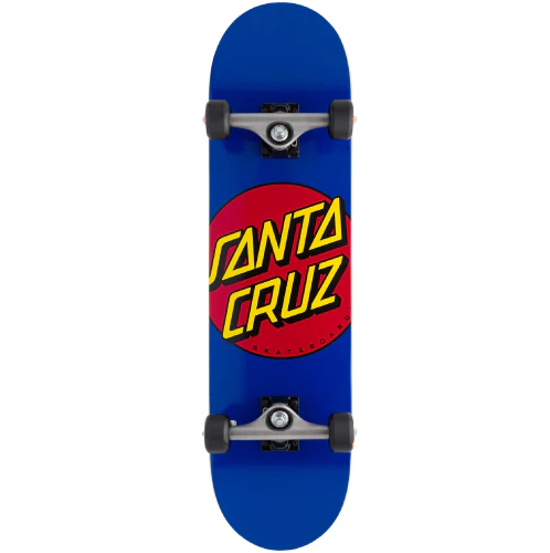 Santa Cruz Classic Dot Complete Skateboard Blue 8.0"