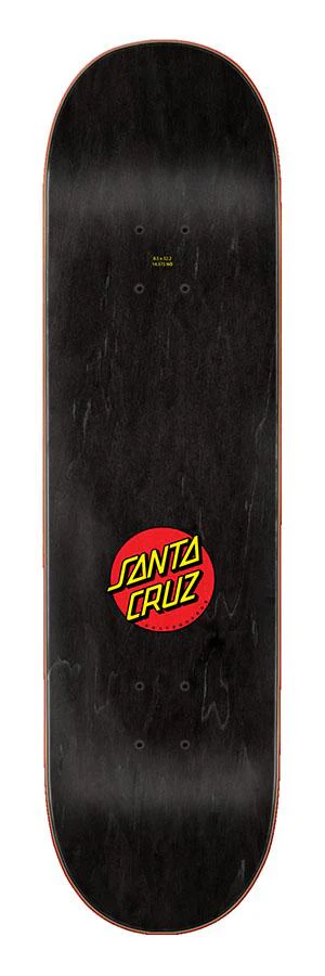 Santa Cruz Classic Dot Skateboard Deck Blue 8.5" - Image 3