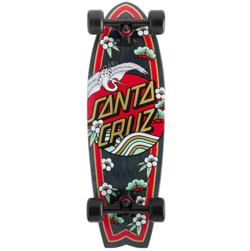 Santa Cruz Crane Dot Shark Cruiser Complete 27.7"