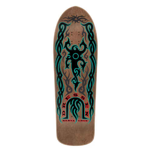 Santa Cruz Dressen Tribal Reissue Skateboard Deck 9.9"