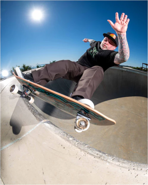 Santa Cruz Dressen Tribal Reissue Skateboard Deck 9.9" - Image 5
