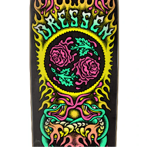 Santa Cruz Eric Dressen Rose Crew Two Shaped Skateboard Deck 9.31" - Image 2