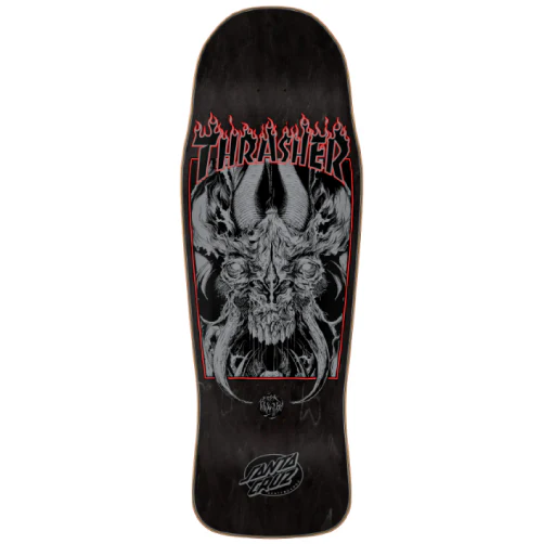 Santa Cruz X Thrasher Erick Winkowski Primeval Shaped Skateboard Deck 10.34"