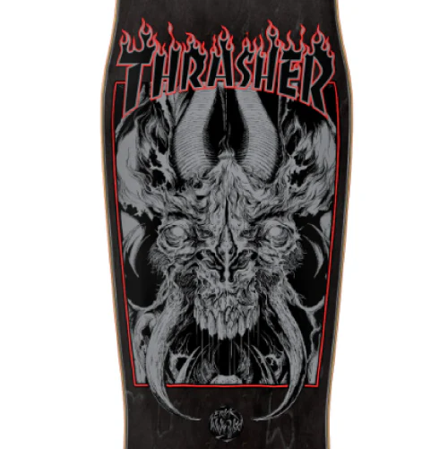 Santa Cruz X Thrasher Erick Winkowski Primeval Shaped Skateboard Deck 10.34" - Image 2