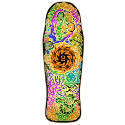 Santa Cruz Erick Winkowski Dope Planet Two Shaped Skateboard Deck 10.34"