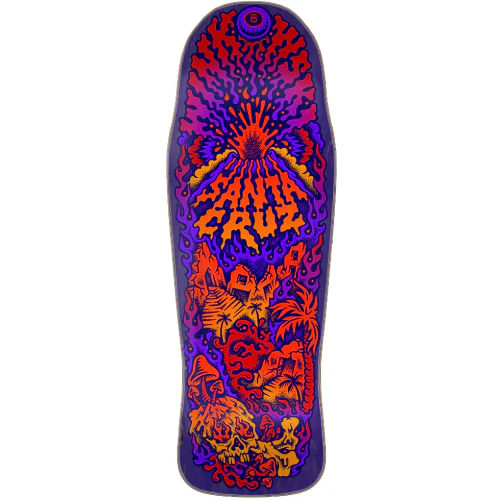 Santa Cruz Erick Winkowski Volcano Shaped Skateboard Deck 10.34"
