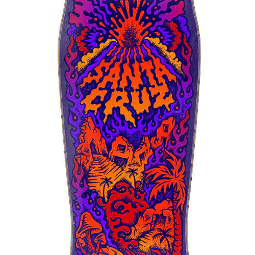 Santa Cruz Erick Winkowski Volcano Shaped Skateboard Deck 10.34" - Image 2
