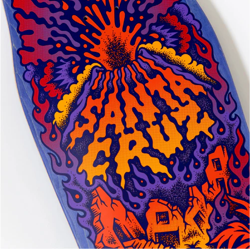 Santa Cruz Erick Winkowski Volcano Shaped Skateboard Deck 10.34" - Image 4