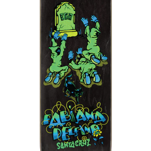 Santa Cruz Fabiana Delfino Ego Skateboard Deck Glow in the Dark 8.25" - Image 2