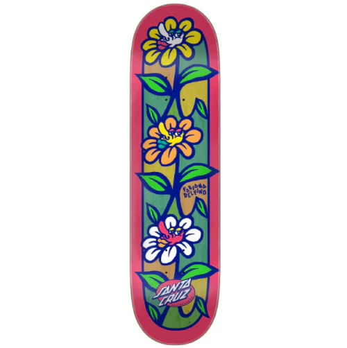 Santa Cruz Fabiana Delfino Flower Crew VX Skateboard Deck 8.25"