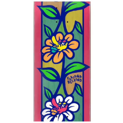 Santa Cruz Fabiana Delfino Flower Crew VX Skateboard Deck 8.25" - Image 2