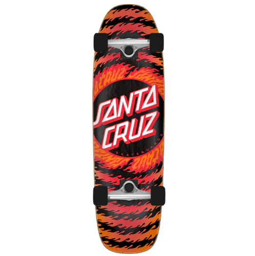 Santa Cruz Flame Ringed Dot Cruiser Complete 29.4"
