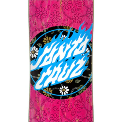 Santa Cruz Floral Flame Dot Drop Through Complete 36" - Image 2