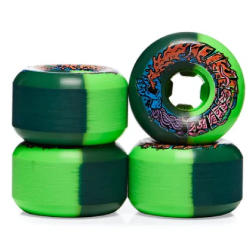 Santa Cruz Greetings Slime Balls Speed Balls Skateboard Wheels Green 56MM 99A