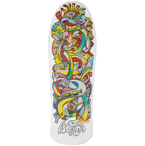 Santa Cruz Hosoi Picasso Shaped Skateboard Deck 10.26"