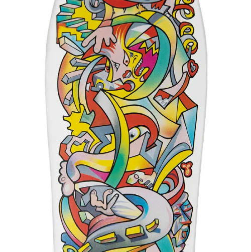 Santa Cruz Hosoi Picasso Shaped Skateboard Deck 10.26" - Image 2