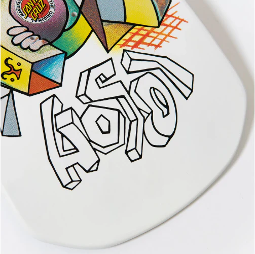 Santa Cruz Hosoi Picasso Shaped Skateboard Deck 10.26" - Image 5