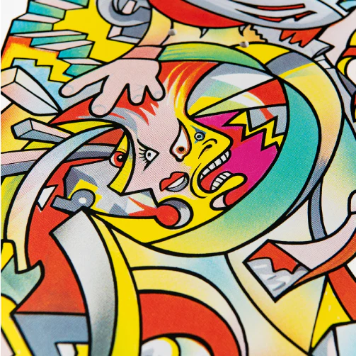 Santa Cruz Hosoi Picasso Shaped Skateboard Deck 10.26" - Image 6