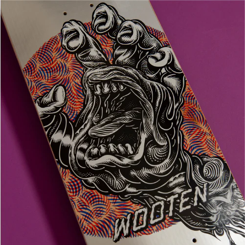 Santa Cruz Jake Wooten Alive Hand VX Skateboard Deck 8.5" - Image 4