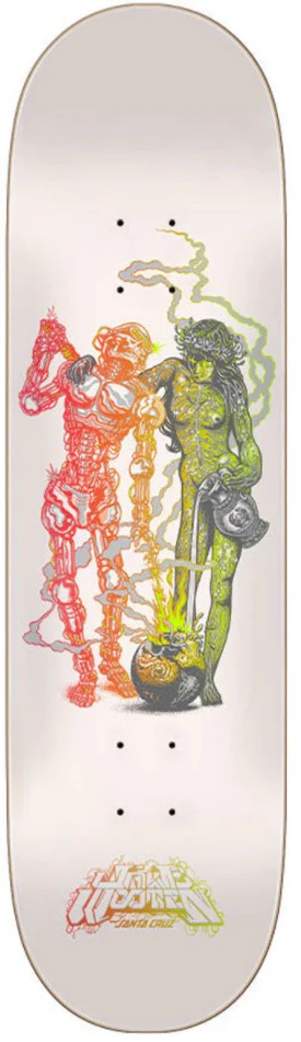 Santa Cruz Jake Wooten Duo Skateboard Deck 8.5" - Image 2