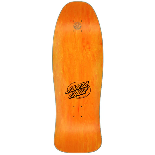 Santa Cruz Jeff Kendall Pumpkin Shaped Reissue Skateboard Deck 10" - Image 3