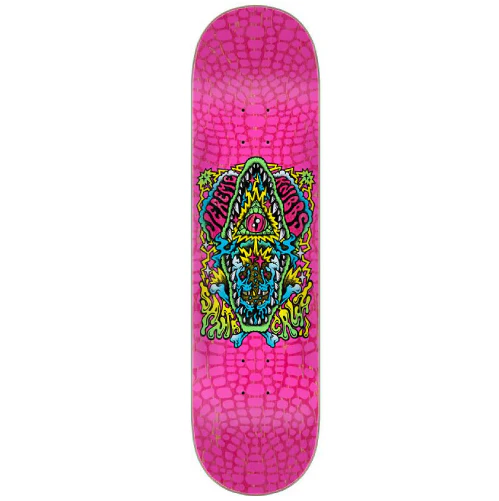 Santa Cruz Jereme Knibbs Gator Trip Skateboard Deck Pink 8.25"
