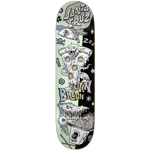 Santa Cruz VX Kevin Braun Fever Dream Skateboard Deck 8.25"