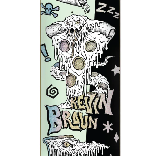 Santa Cruz VX Kevin Braun Fever Dream Skateboard Deck 8.25" - Image 2