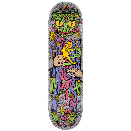Santa Cruz Knibbs Reptilian Skateboard Deck 8.5"