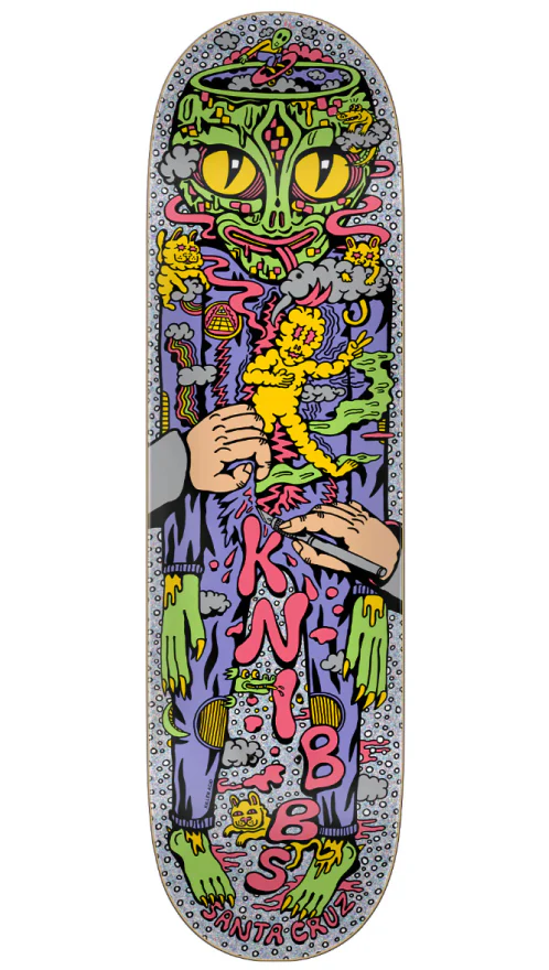 Santa Cruz Knibbs Reptilian Skateboard Deck 8.5" - Image 2