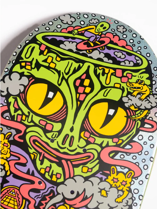Santa Cruz Knibbs Reptilian Skateboard Deck 8.5" - Image 3