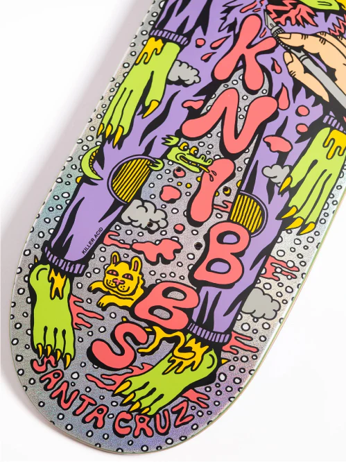 Santa Cruz Knibbs Reptilian Skateboard Deck 8.5" - Image 4
