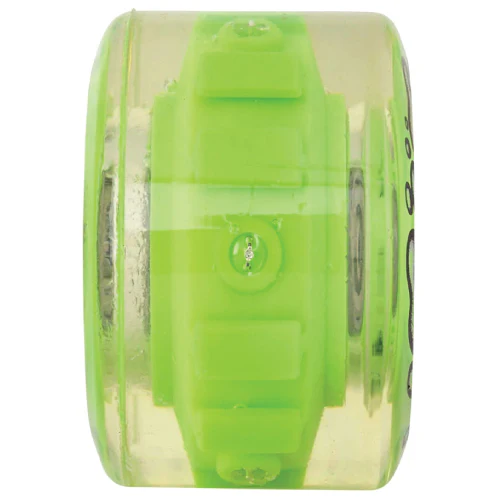 Santa Cruz *Light Ups* OG Slime Balls Skateboard Wheels Green LED 60MM 78A - Image 4