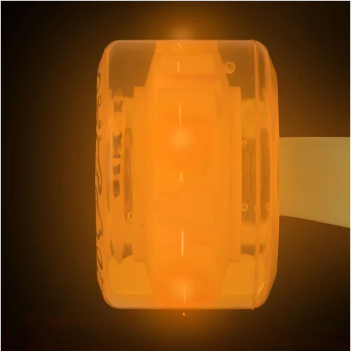 Santa Cruz *Light Ups* OG Slime Balls Skateboard Wheels Orange LED 60MM 78A - Image 5